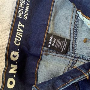 S.O.N.G. Curvy High Rise Skinny Ankle Graze Stretch Jeans